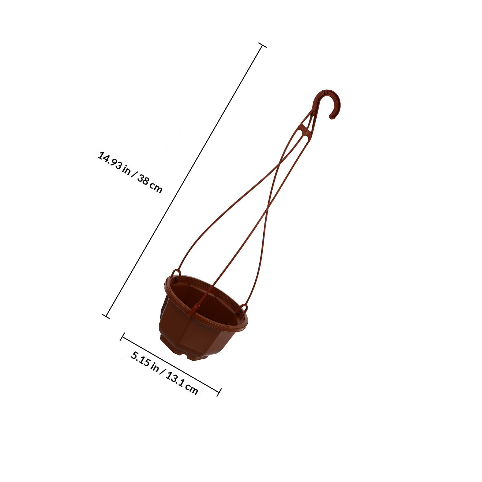 6 Set Pot Bunga Gantung untuk  - Spider Plant Hanging ulasan dan harga