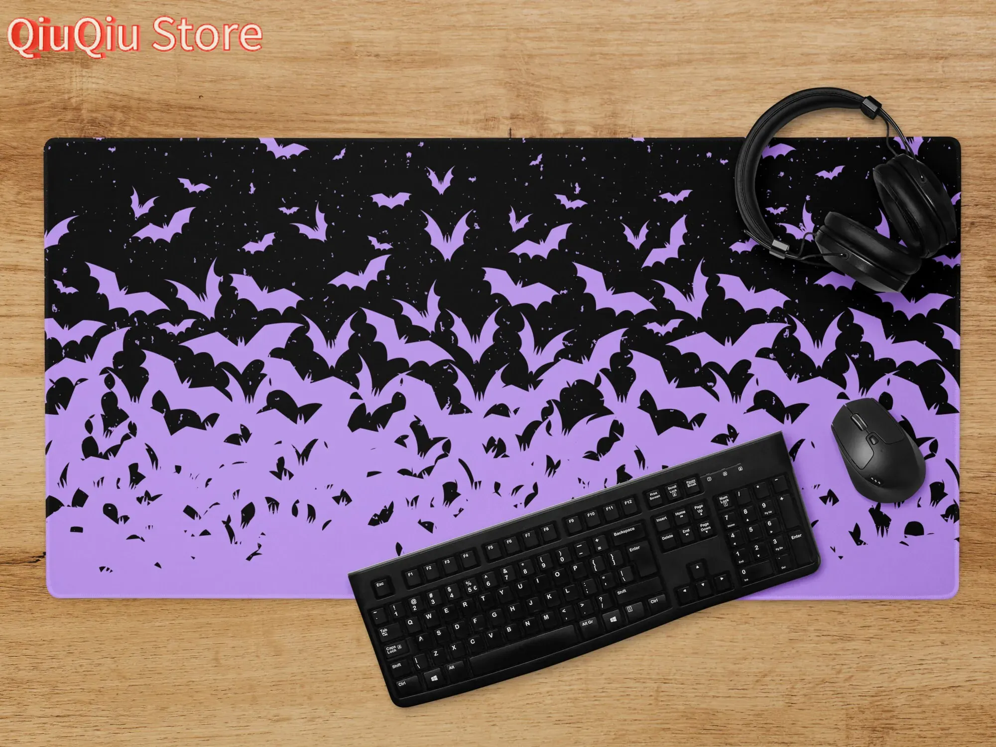 Alas Meja Halloween Kelelawar  - Tradescantia Purple ulasan dan harga