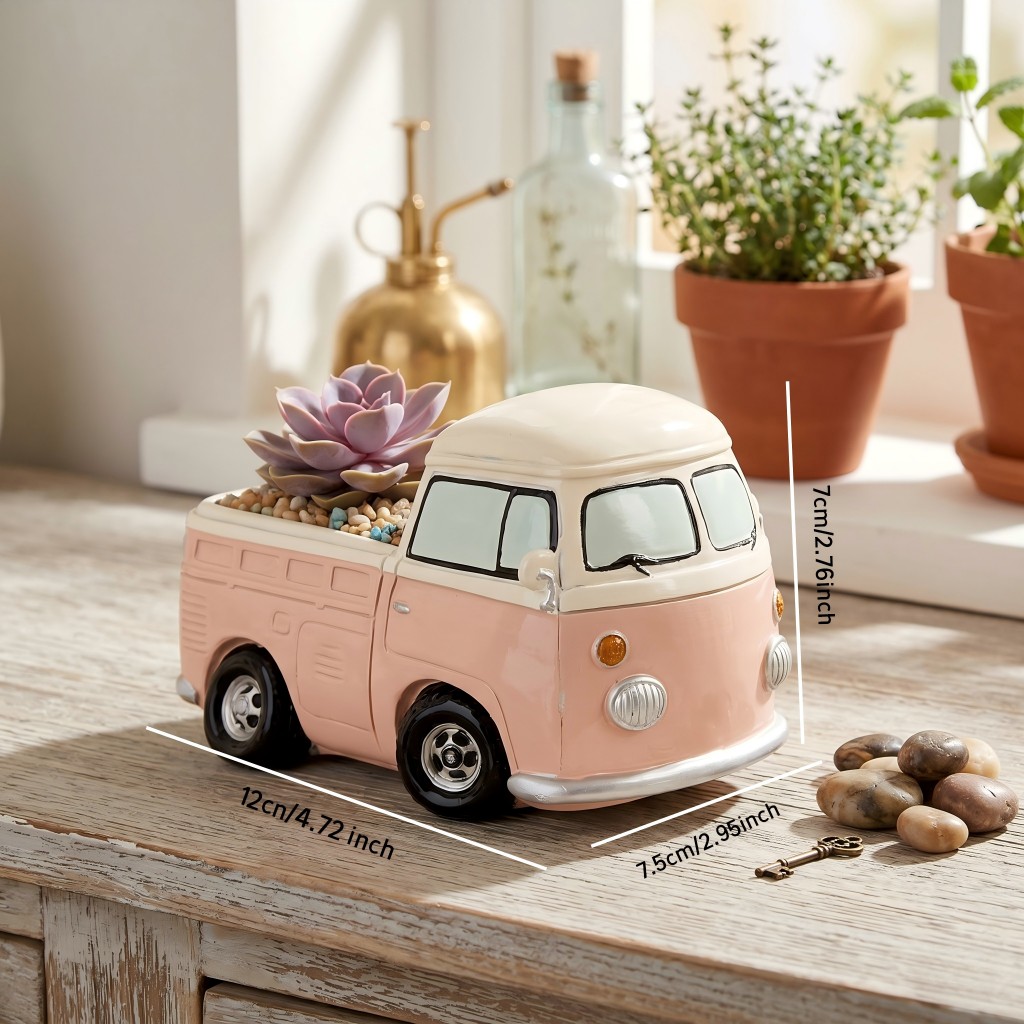 Pot Bunga Resin Bentuk Mini Bu - Echeveria Succulent ulasan dan harga